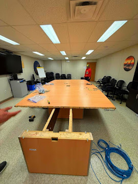 Conference table disassembly and relocation - Horizon Moving Fort McMurray